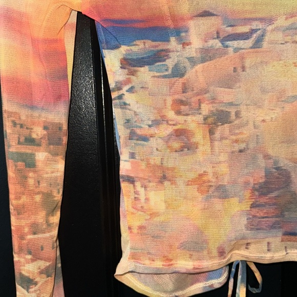 Sunset landscape mesh top - Picture 5 of 5